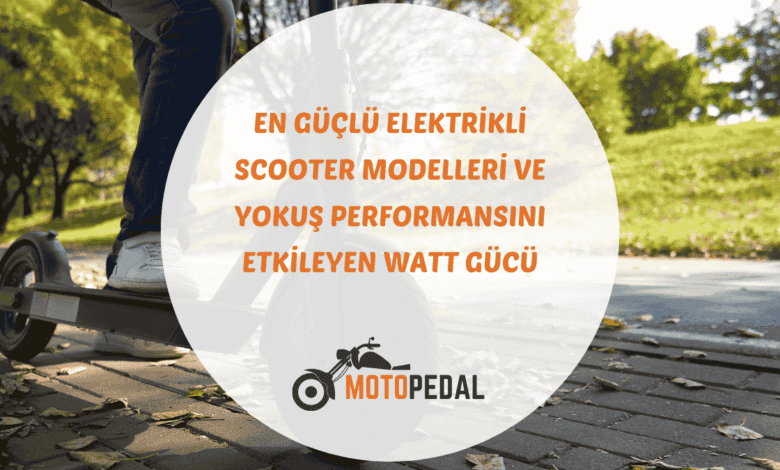 Elektrikli scooter güç seviyeleri, watt değerleri ve günlük kullanımda doğru motor gücü seçimi