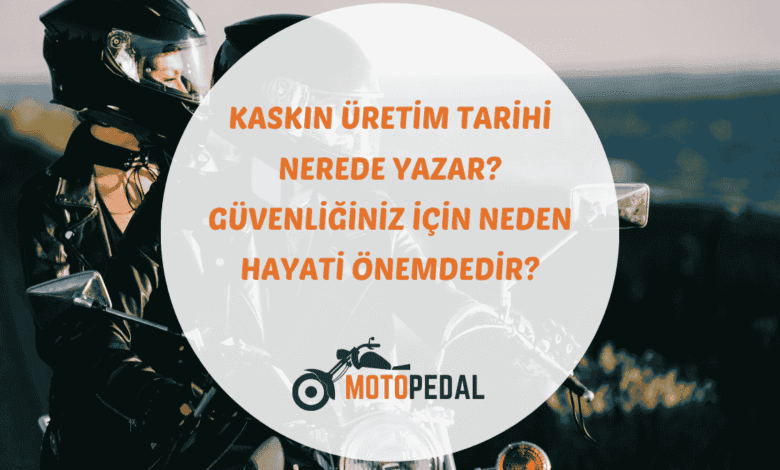 Motosiklet kaskında üretim tarihini bulma yöntemleri ve güvenlik ömrü bilgileri