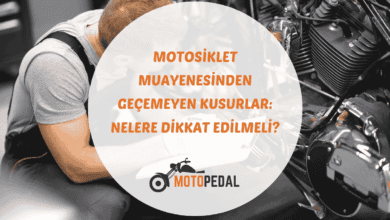 Motosiklet muayenesinde karşılaşılan hafif ve ağır kusurlar ile muayene öncesi kontrol önerileri